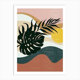 Tropical Sunset Art Print