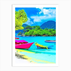 Ko Lipe Thailand Pop Art Photography Tropical Destination Art Print