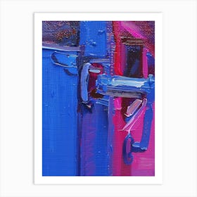 Blue Door 78 Art Print