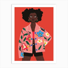 Afro Girl 54 Art Print