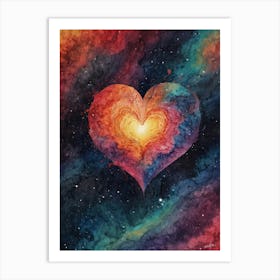 Heart Of The Universe 8 Art Print