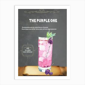 The Purple One Art Print