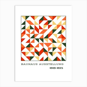 Bauhaus Orange Exhibition 11 Art Print