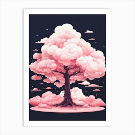 Cherry Blossom Tree Art Print