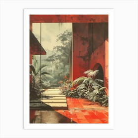 'Red Room' Art Print