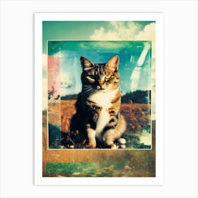 Abstract Of A Cat Art Print