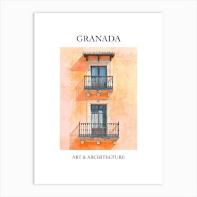 Granada Travel And Architecture Poster 2 Art Print