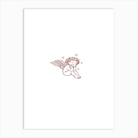 Cupid Angel Art Print