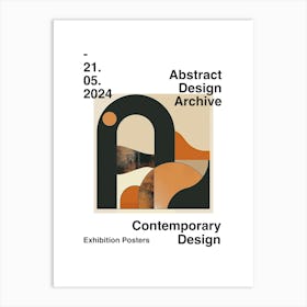 Abstract Design Archive Poster 18 Art Print