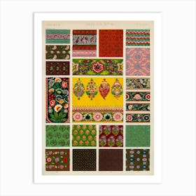 Vintage Pattern Illustration, Owen Jones                                                                                              Art Print