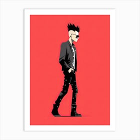 Punk Rocker Art Print