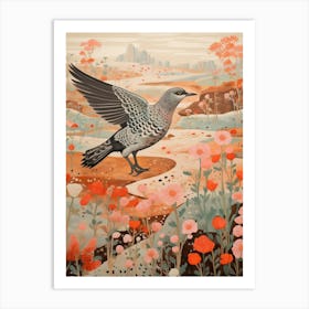 Grey Plover 2 Detailed Bird Painting Art Print