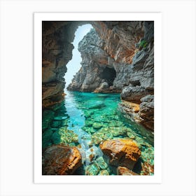 Cave In Croatia 8 Art Print