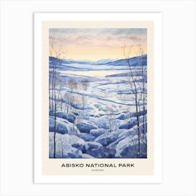 Abisko National Park Sweden 3 Poster Art Print