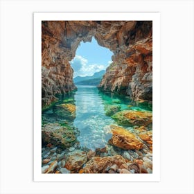 Cave In Croatia 7 Art Print