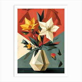 Flowers In A Vase 125 Art Print