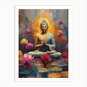 Buddha Meditation 2 Art Print