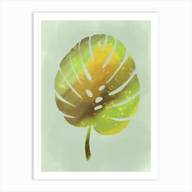 Yellow Plant Art Print