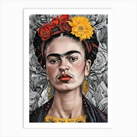 Frida Kahlo 6 Art Print