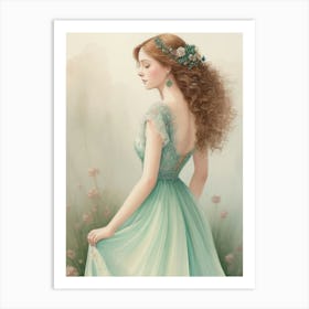 Fairytale Girl Art Print