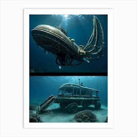 USO: A Very Very Strange Sea-Reimagined 18 Art Print