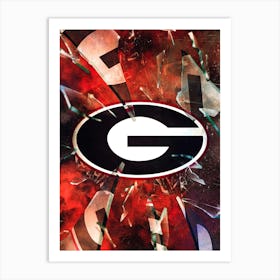 Georgia Bulldogs 1 Art Print