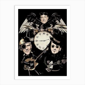 Rush band music Art Print