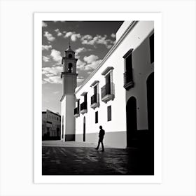 Jerez De La Frontera, Spain, Black And White Analogue Photography 2 Art Print