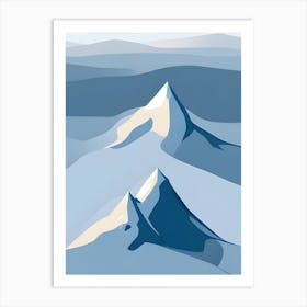 Mountains In The Sky Art Print