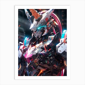 Gundam Unicorn Art Print