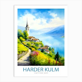 Harder Kulm Switzerland Art Print