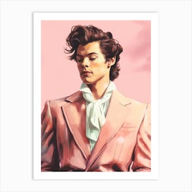 Harry Styles Illustration  6 Art Print