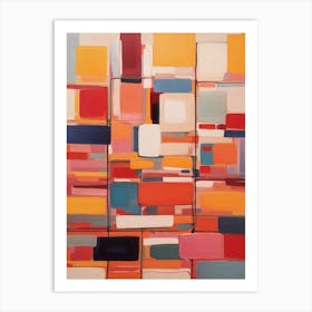 Abstract Squares Art Print