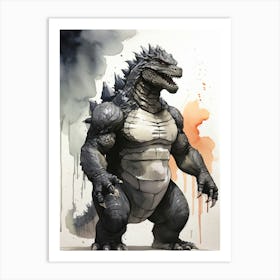 Godzilla Art Print