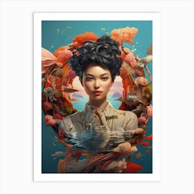 Asian Woman 6 Art Print