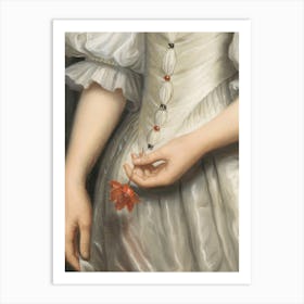 Renaissance Detail Of Woman Painting Art Print