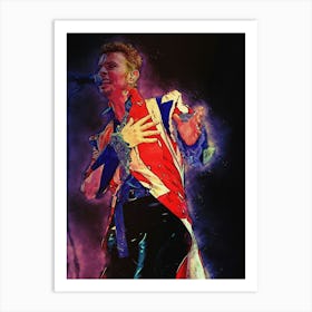 Spirit Of David Bowie Was Ziggy Stardust Art Print