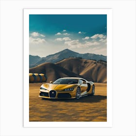 Bugatti Chiron 1 Art Print