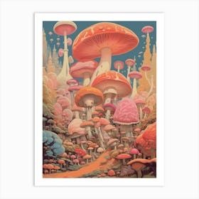 Mushroom Fantasy 8 Art Print