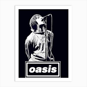 liam gallagher britpop music band Art Print