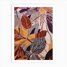 Fall Botanicals Leaves 2 Art Print