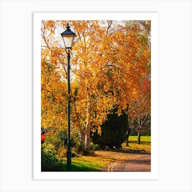 Autumn In The Park Art Print