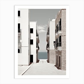 Palma De Mallorca, Spain, Photography In Black And White 2 Art Print
