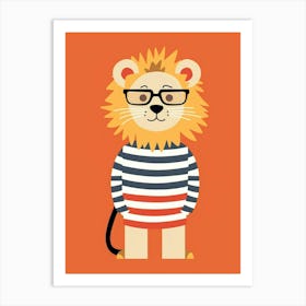 Little Lion 2 Wearing Sunglasses Art Print