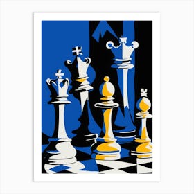 Chess Pieces 1 Art Print