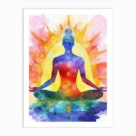 Yoga Meditation Art Print