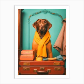 A Labrador Retriever Dog 6 Art Print