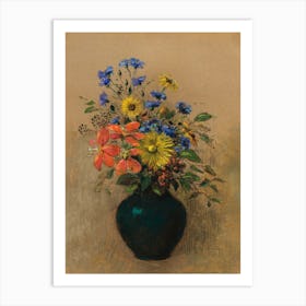 Flowers In A Vase 56 Art Print