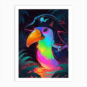 Pirate Bird 1 Art Print