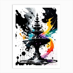 Splatter Art Art Print